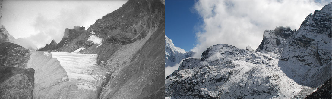 Pokhalde Glacier, Himalayas