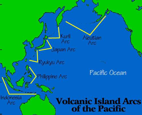 island arc volcano