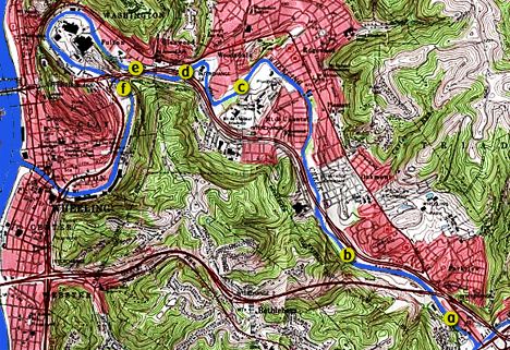 Image of a topographic map.