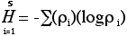 Image showing the Shannon Index of Species Diversity formula.  Please have someone assist you with this.