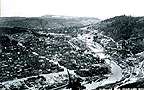 Image showing Wheeling from Chapline Hill in 1890.